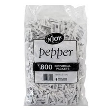 N'Joy 엔조이 페퍼 후추 개별포장 800개입, 1개, 2.82oz