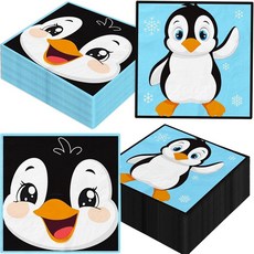 Yavxzvbw 펭귄 생일 장식 냅킨 파티 선물 40개 207801 8397709534