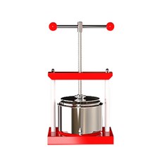 가정용 수동 착유기 프레스 압착 스테인리스 채유 레드 즙 짜기, 2L