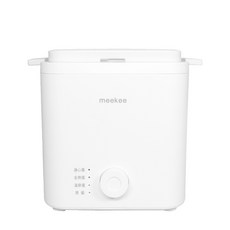 meekee 多功能懶人煮蛋機 煮蛋器 蒸蛋器 輕鬆製作溏心蛋與溫泉蛋，一鍵操作，安全材質，小巧不佔空間, MK-BOEGG01