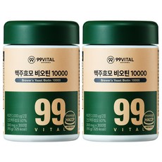 99바이탈 맥주효모 비오틴 10000, 2개, 300정