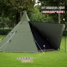 파이어쉘터 화목난로연통 티피텐트 비바돔 쉘터, I. 특허 번호 .4m 중형 군용 녹색 전체 내부 계정