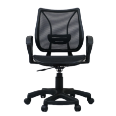 台灣品牌 colorplay 美樂蒂人體工學椅 辦公椅 電腦椅 人體工學設計 透氣網布 可調節高度 舒適坐墊, 黑色