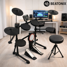 비토닉스 전자드럼 풀세트 초보자 연습 저소음 패드, 1개, TG-53
