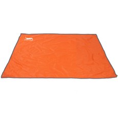 DESERT FOX 방수 텐트 바닥 타프 피크닉 매트 초경량 포켓 발자국 해변 자루 포함, Orange