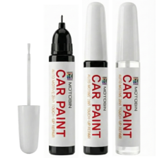 기아 EV4 붓펜 페인트, ISG 아이보리실버 +투명, 1세트