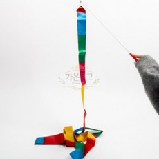 가온로그 리듬체조 리본 4m 무지개 리듬체조도구