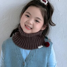 아동 겨울 목도리 남녀공용 스트라이프 보온 소프트 털, 스위프트 G 푸딩