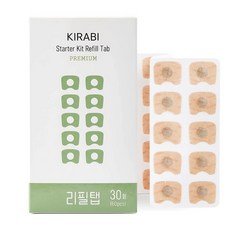 KIRABI 자석 비강확장기 전용 리필패치 30회분 60매 코패치, 2개