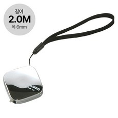타지마 미니 키고리 자석 마그네틱 스트랩 줄자 6mm KC2-M 2M