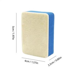 자동차 유막 제거 브러쉬 차량 유리용 제거제 간편 김서림 방지 와이퍼 레인 뷰 폴리싱 도구 (색상-5x4), 1개