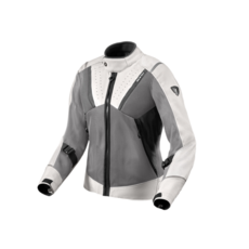 REV'IT! 女款透氣網布摩托車夾克，夏季防摔衣，灰色輕量騎士外套, 灰色