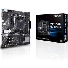 ASUS Prime A520M-K AMD AM4 MATX 64GB DDR4 2X DIMM D-SUB HDMI PCIE