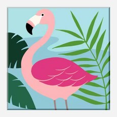 Momofix Painting 油畫 40x40cm F18 牛油果漆 2套, 火烈鳥