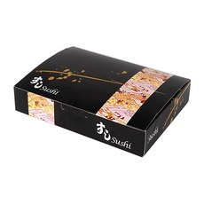 사각 종이도시락 동양 초밥-소 50개 스시 포장 배달, 1개