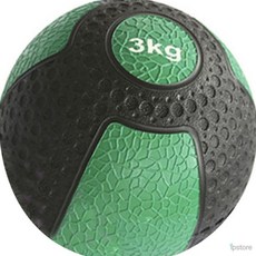 FW 웨이트볼 헬스 크로스핏 중량 공 메디슨볼 3kg, 1개, 블랙