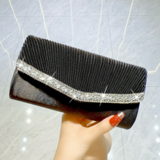 NY STYLE 반짝반짝 큐빅 드레스 클러치백