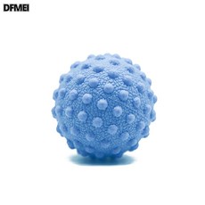 DFMEI 健身兒童感統按摩球全身筋膜按摩球訓練運動肌肉放鬆足底瑜伽球, 1個, 藍色 瑜升級款顆粒按摩球:opp包裝