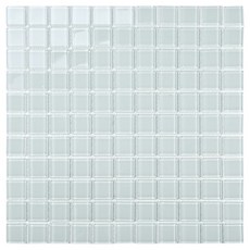 단색 글라스 모자이크타일 25mm 아주연한하늘 SL0084 1장, 1개