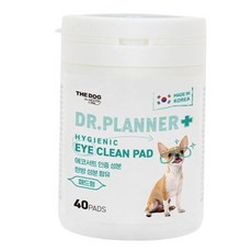 저자극 눈물자국 아이클리닝 애견눈물자국관리 1P 애견 패드 40매 강아지눈물티슈 티슈, 본상품, 1