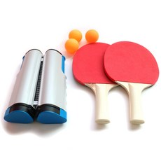 더조은키즈 원터치네트 탁구세트 휴대용 원터치 탁구 세트 테이블 간단설치 실내외 아이 성인용