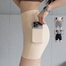 포켓 사이드 심리스속바지 여성 팬티 속옷 이너