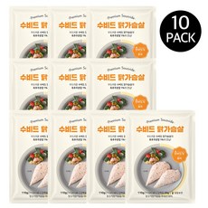 더 수비드림 무첨가 수비드 촉촉한 닭가슴살 퓨어 110g 10팩 1.1kg, 1개