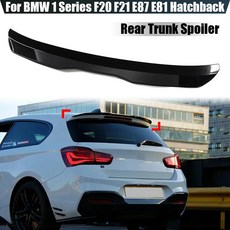후방 트렁크 루프 스포일러 윙 튜닝 BMW 1 시리즈 F20 F21 E87 E81 해치백 116i 120i 118i M135i M140i 용, 1)Matte Black, 1) Matte Black