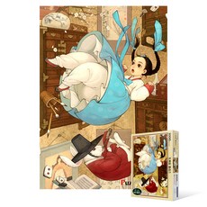 1000피스 직소퍼즐 - 토끼와 앨리스, 1개