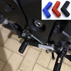 자체 변속레버 오토바이 쉬프트 기어 변속 패달 고무 커버, 블루 BL06696, 1개