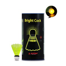 스타 브라이트 야광셔틀콕 DBJS00001 2개입 운동용품 나일론 sav+3632uk, 단품