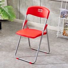 고내구성 접이식 책걸상 교회 강의실 일체형 책상, 9017빨간의자