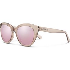 Suncloud Cityscape 편광 선글라스 – 100% 자외선 차단 편안한 착용감 트렌디한 디자인 남녀 공용, Polarized Pink Gold Mirror