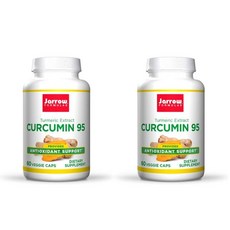 Jarrow FORMULAS 賈羅公式 薑黃素95素食膠囊 500mg, 60顆, 2罐