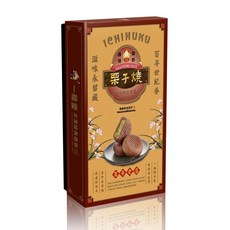 一福堂 栗子燒 蛋奶素 3入/8入 盒, 1個, 8入/盒