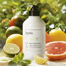 [제이멜라] 인 프랑스 라임 앤 바질 헤어 트리트먼트 500ml, 1개