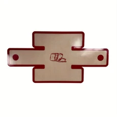 실리콘 빵틀 22.86x12.7 cm 베이킹 팬 - 식품 등급 논스틱 세척 용이 고온 저항, 01 빨간