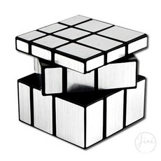 JINI 매직 미러 큐브 실버 어린이큐브