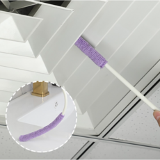 이지몰 초미세 섬유 정전기 틈새 먼지털이 브러쉬+ 리필 3P, 1세트, 퍼플