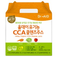 홈쇼핑 유기농 해독주스 빼빼 까 디톡스 다이어트 올데이 유기농 CCA 클렌즈 주스, 1박스, 80ml