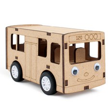 자동차 버스 꼬마 TM559 영공방 풀백카 방학숙제 조립