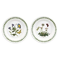 PORTMEIRION 經典植物園盤子隨機發送, 2個, 單品, 隨機出貨