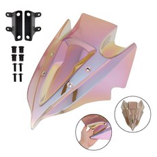 Kawasaki Z500 2024-2025 抗壓擋風鏡，極限超快感，防風抗壓，清晰視野，提升騎乘安全, 白彩, 1個