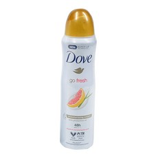 Dove 多芬 葡萄柚檸檬草 體香噴霧 48H 持久淡香 零酒精, 1個, 150ml