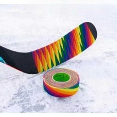 아이스하키 스틱 테이프 스트랩 레인보우 그립