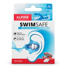 알파인 스윔세이프 수영 귀마개, 1개, 1쌍