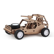 DIY 풀백카 ( 아미 버기 ) 디테일한 3D입체모형 군용차량, 상세페이지 참조, 1개