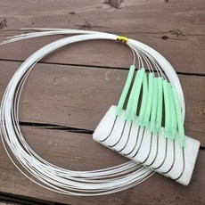 블랙이소 갈치낚시 바늘세트 10개입 국산 축광파이프 심해 대왕갈치채비, 1개