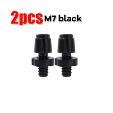1/2/4pcs 자전거 브레이크 레버 조정 나사 자전거 시프터 케이블 조절기 볼트 M7/M10 볼트 알루미늄 합금, 02 2pcs M7 black