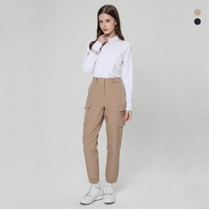 데니스골프 25FW신상 여성 우븐 아웃포켓 베이직 뒷밴딩 조거팬츠_NAQFLPT351 1097396